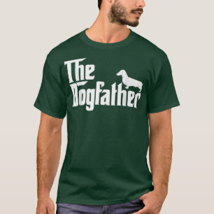 Mens The Dogfather Dachshund Funny Father Day For  T-Shirt