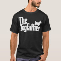 Mens The Dogfather Scottish Terrier Dog Father Dad