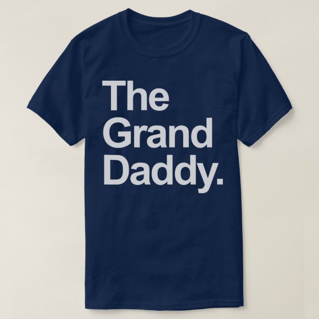 Mens The GranddaddyCute Cool Funny Family Matching T-Shirt (Design Front)