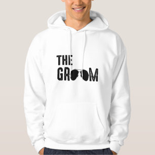 Mens The Groom Cool Shades Funny Bachelor Party Gi Hoodie