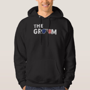 Mens The Groom Wedding  Bachelor Party Fiance Husb Hoodie