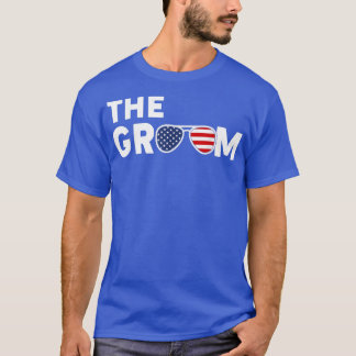 Mens The Groom Wedding Funny Bachelor Party Fiance T-Shirt