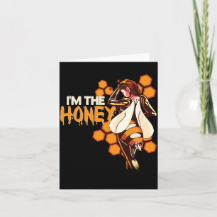 Mens The Honey Y Halloween Bee Costume For Women Card