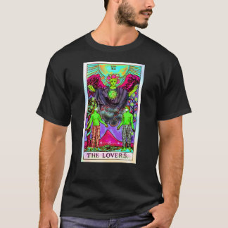 Men's The Lovers Coronavirus Tarot Card T-Shirt