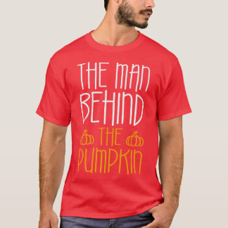 Mens The Man Behind The Pumpkin Fall Season T-Shirt
