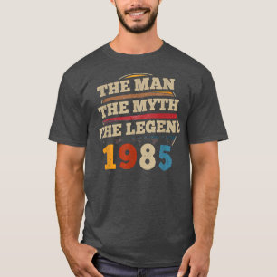 Mens The Man Myth Legend 1985 37th Birthday Gift F T-Shirt
