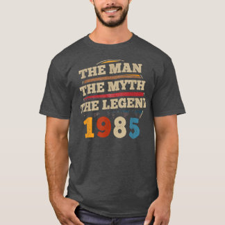 Mens The Man Myth Legend 1985 37th Birthday Gift F T-Shirt
