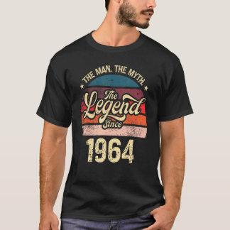 Mens The Man The Myth The Legend Since 1964 Birthd T-Shirt