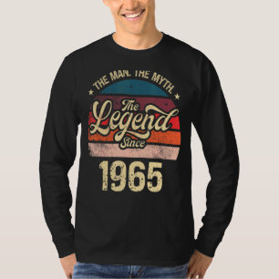 Mens The Man The Myth The Legend Since 1965 Birthd T-Shirt