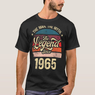Mens The Man The Myth The Legend Since 1965 Birthd T-Shirt