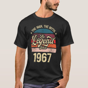 Mens The Man The Myth The Legend Since 1967 Birthd T-Shirt