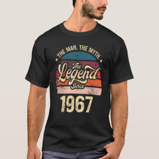 Mens The Man The Myth The Legend Since 1967 Birthd T-Shirt