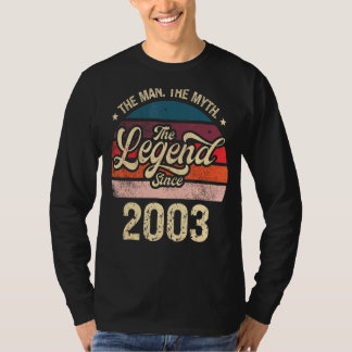Mens The Man The Myth The Legend Since 2003 Birthd T-Shirt