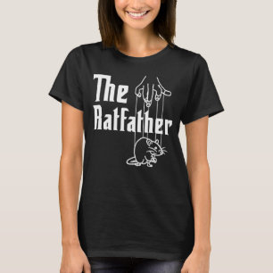 Mens The Ratfather Rat Dad Rodent Animal Fathers D T-Shirt