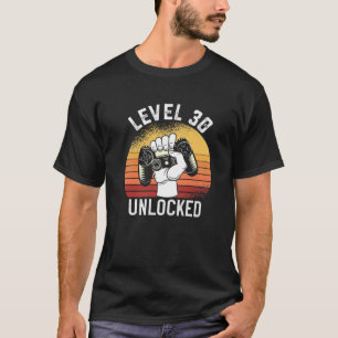 Mens Thirty Birthday Level 30 Unlocked Video Game T-Shirt