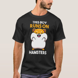 Mens This Boy Runs On Hamsters T-Shirt