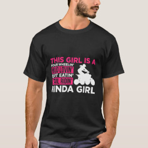 Mens This Girl Is A Four Wheelin Mud Lovin Dirt Ea T-Shirt