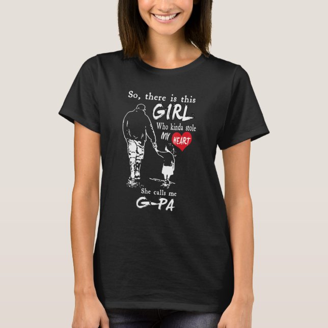 Mens This Girl Who Kinda Stole My Heart She Calls  T-Shirt (Front)