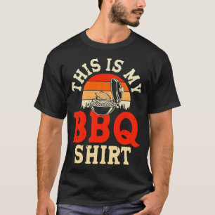 Mens this is bbq shirt grill master fathers day