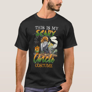 Mens This Is My Scary Uncle Costume - Horror Zombi T-Shirt