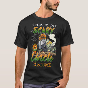 Mens This Is My Scary Uncle Costume - Horror Zombi T-Shirt
