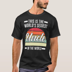 Mens This Is The World's Uncle In The World Nephew T-Shirt