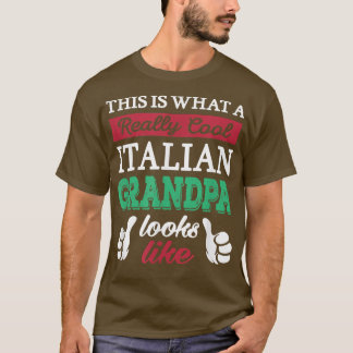 Mens This is What a Really Cool Italian Grandpa Lo T-Shirt