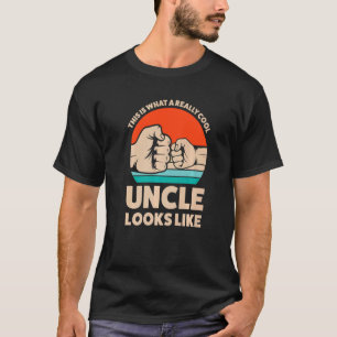 Mens This Is What A Really Cool Uncle Looks Like N T-Shirt