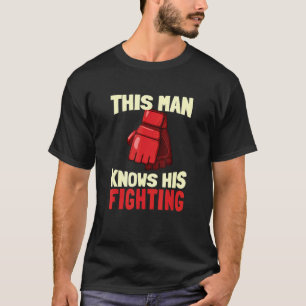 Mens This Man Knows His Fighting  Brazilian Jiu Ji T-Shirt