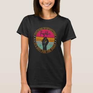 Mens Thyroid Dysfunction Awareness Disease Fighter T-Shirt