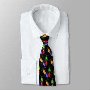 Men's Tie-Christmas Lights Tie