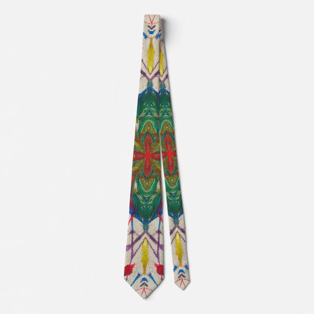 Men's tie, classy tie, colourful tie, designer tie (Front)