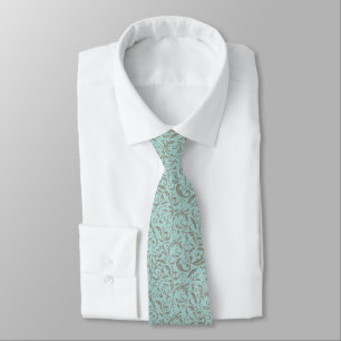 Men's Tie Damask Print