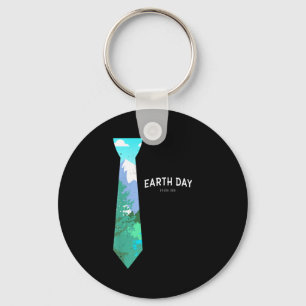 Mens Tie - Earth Day Everyday Earth Day  Key Ring