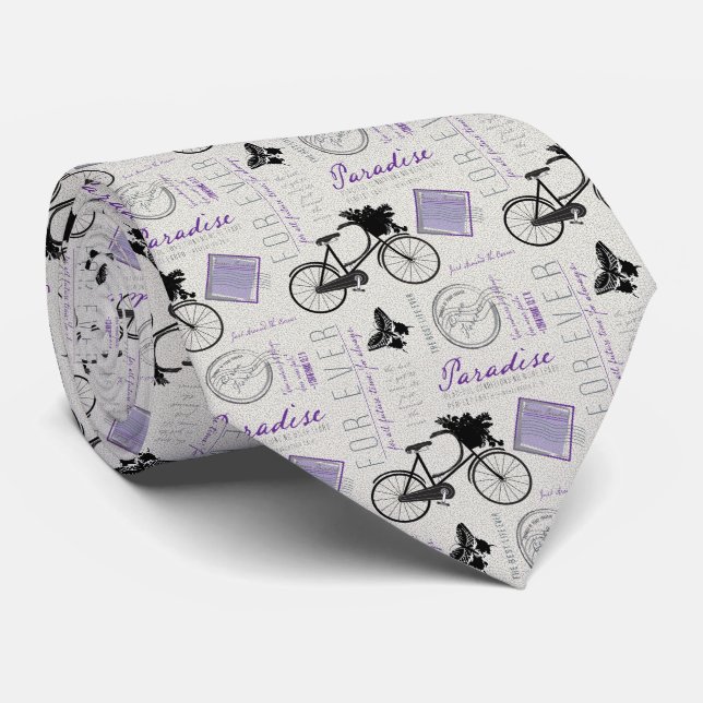 Mens Tie, Just Around The Corner Tie (Rolled)