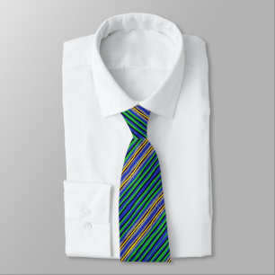 men's tie - kente stripes