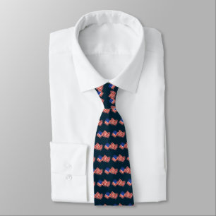 Men's Tie-Patriotic USA Flag Tie