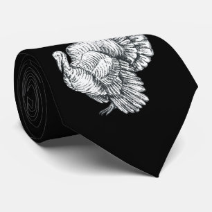 Men's Ties, Farm Animal Collection, Turkey Tie