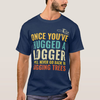 Mens Timber Forestry Logger Logging Premium T-Shirt