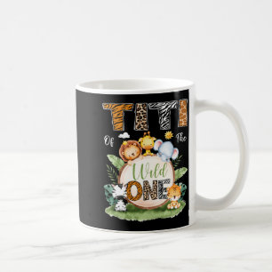 Mens Titi Of The Wild One 1st Birthday Kids Safari Coffee Mug