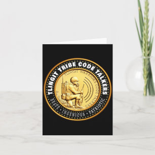 Mens Tlingit Tribe Code Talkers Commemoration For Card