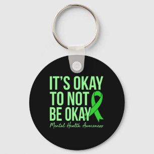 Mens To Not Be Mental Health Awareness Graphic Key Ring