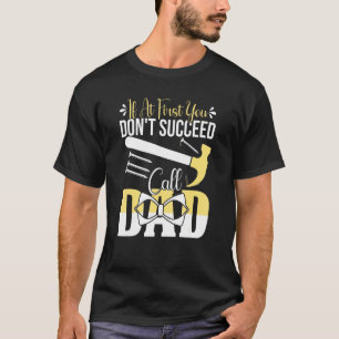 Mens Tools Builder Dad Pop Father's Day Graphic T T-Shirt