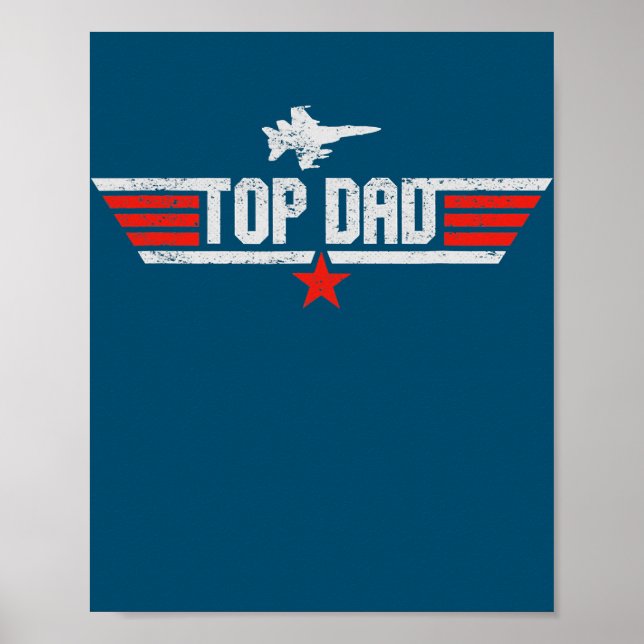 Mens Top Dad Father's Day For Dad Daddy  Poster (Front)