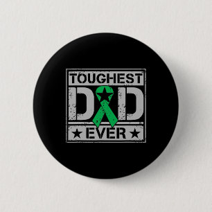 Mens Toughest Dad Ever - Gallbladder Bile Duct Can 6 Cm Round Badge