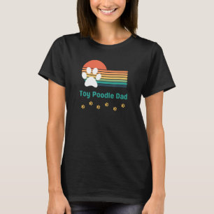 Mens Toy Poodle Dog Dad Men's Vintage and Retro St T-Shirt