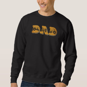Mens Tractor Dad Farming Father Farm Farmer Daddy Sweatshirt
