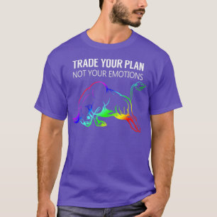 Mens Trade Your Plan Stock Market Day Trader T-Shirt
