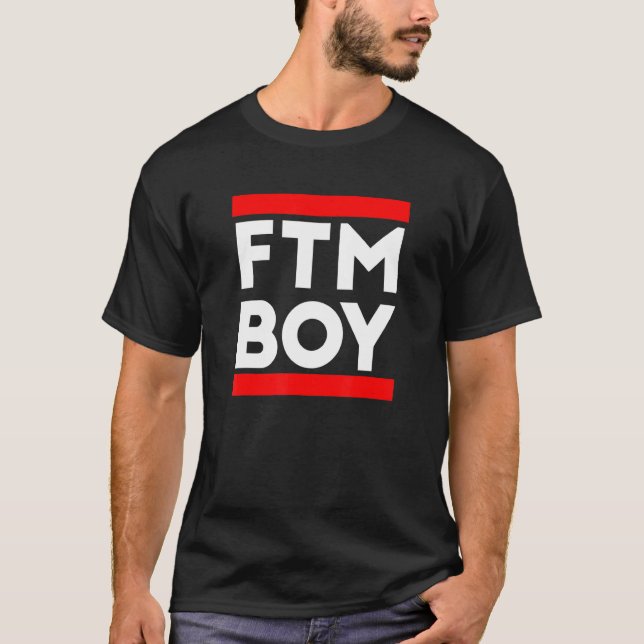 Mens Trans Boy Ftm Design T-Shirt (Front)