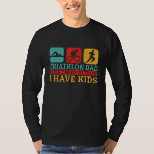 Mens Triathlon Tri Triathletes Athletes Running Fi T-Shirt